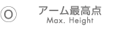 アーム最高点　Max Height